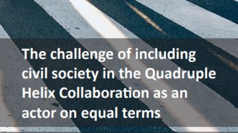 The challenge of including civil society in the Quadruple Helix Collaboration as an actor on equal terms. Riconfigure (Reconfiguring Research and Innovation Constellations). 